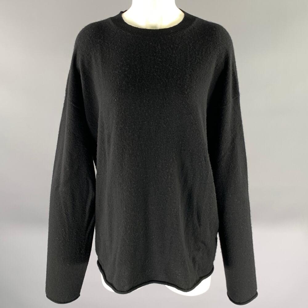 SOFIE D'HOORE Size S Black Wool Cashmere Crewneck Sweater